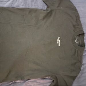 All Saints Black Short Sleeve Tee